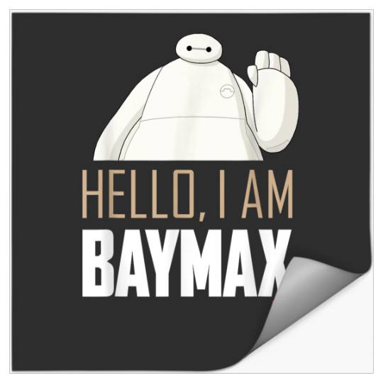 Disneyss Big Hero 6 Tv Series Baymax Hello Graphic Stickers