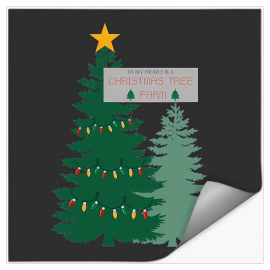 Discover Christmas Tree Farm Taylor Stickers