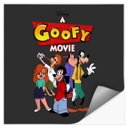 Discover Disney A Goofy Movie Group Shot Logo Stickers
