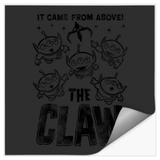 Disneyss Pixars Toy Story Aliens It Cam From Above The Claw Up Stickers