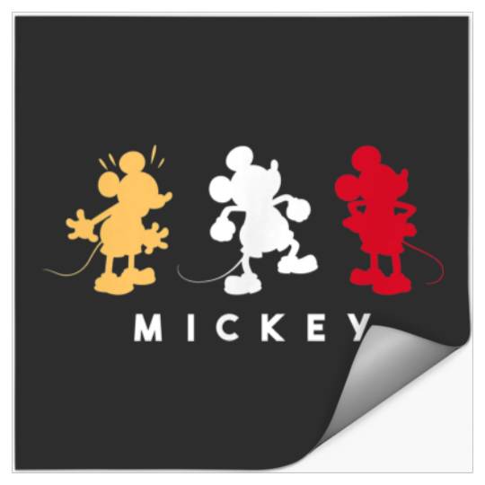 Amazon Essentials Disney Mickey Silhouette Trio Stickers