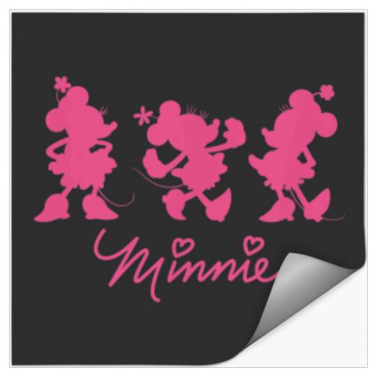 Amazon Essentials Disney Minnie Silhouette Trio Stickers