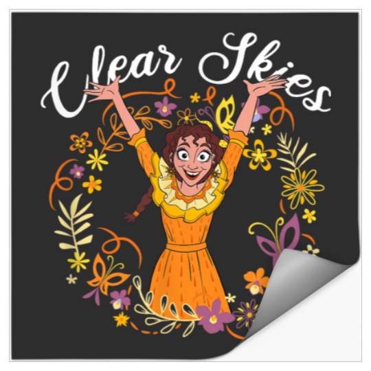 Disney Encanto Pepa Clear Skies Floral Stickers