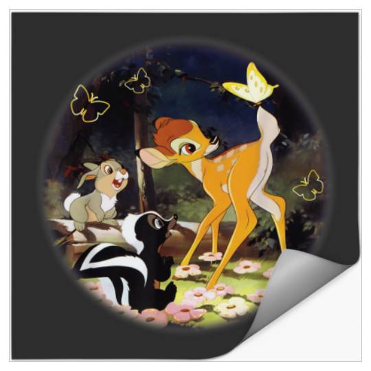 Disney Bambi Circle Stickers