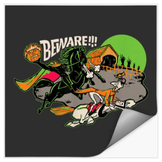 Discover Disney 100 The Headless Horseman of Sleepy Hollo Stickers