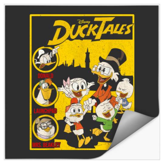 Discover Disney DuckTales Comic Book Cover Stickers