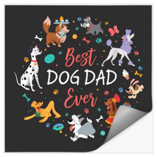 Discover Disney Pet Parent Fathers Day Disney Dogs Best D Stickers