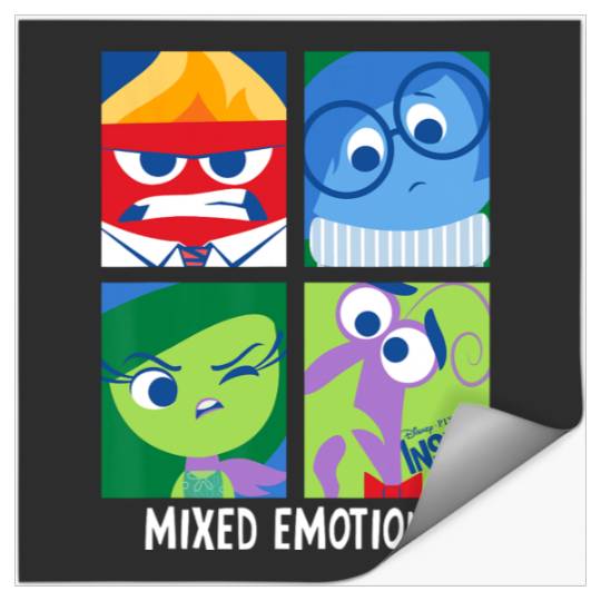 Disney Pixar Inside Out Mixed Emotions Face Panels Stickers