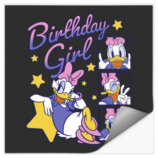 Disney Mickey And Friends Daisy Duck Birthday Girl Stickers