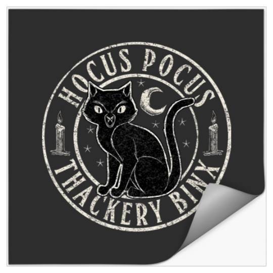 Disney Hocus Pocus Thackery Binx Big Cat Celestial Circle Stickers