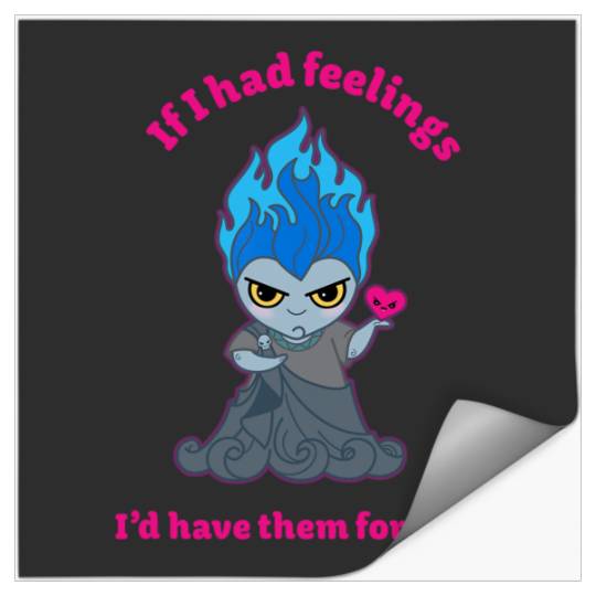 Disney Villains Hades If I Had Feelings Stickers