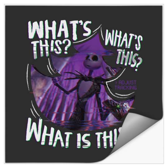 Disney The Nightmare Before Christmas Jack What's This Stickers