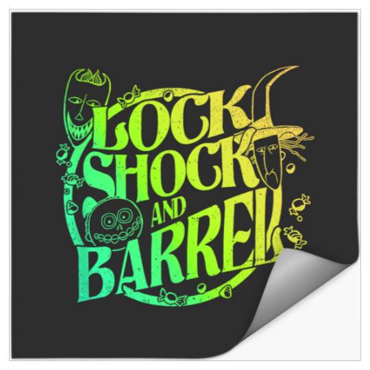 Disney The Nightmare Before Christmas Lock Shock & Barrel V2 Stickers