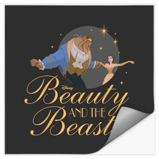 Disney Princess - Beauty And The Beast Logo Stickers