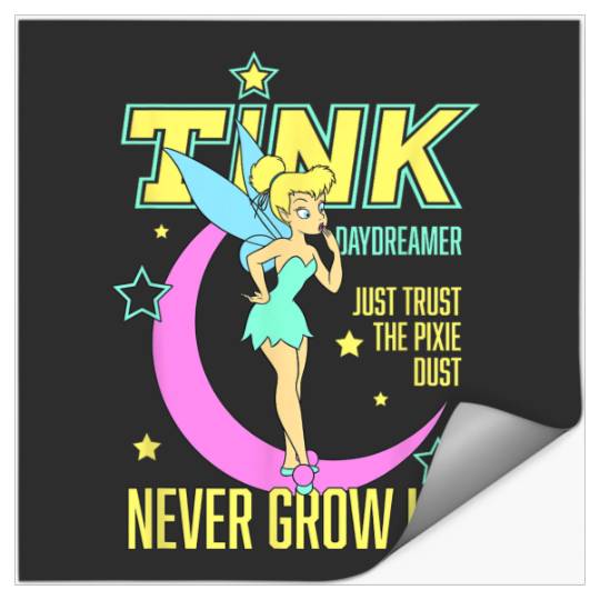 Discover Disney Peter Pan Tinker Bell Comic Cover Front And Back Stickers