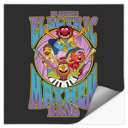 Disney The Muppets Dr Teeths Electric Mayhem Ban Stickers