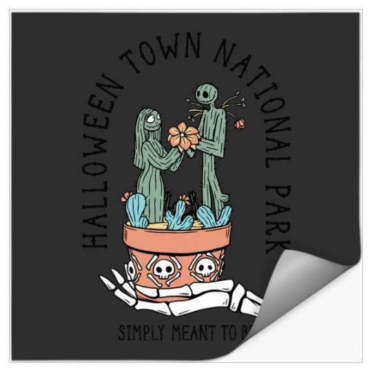 Disney The Nightmare Before Christmas Jack & Sally Cactus Stickers