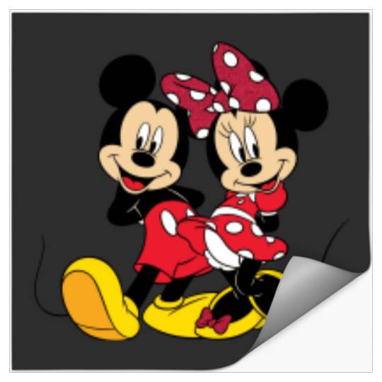 Discover Disney Mickey and Minnie Big Mouse LS Long Sleev Stickers
