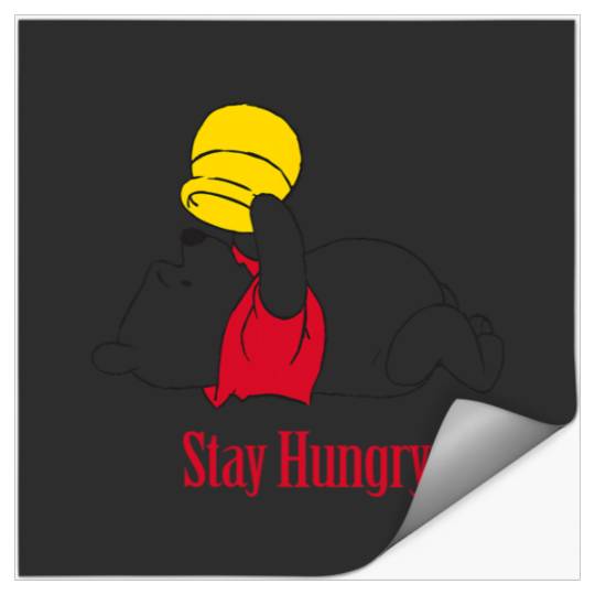 Discover Disney Winnie The Pooh Stay Hungry Honey Pot Logo Stickers