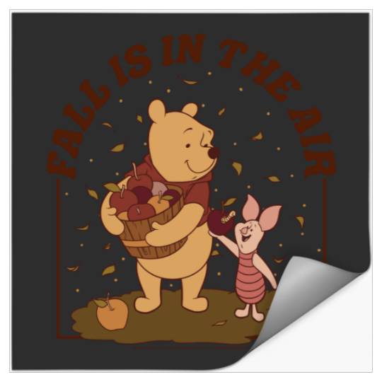 Disney Winnie The Pooh Thanksgiving Fall Is In The Air Happy Thanksgiving 2024 Stickers