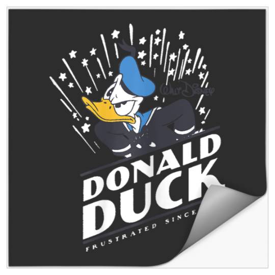 Disney Donald Duck 90th Anniversary Frustrated Since 1934 Stickers