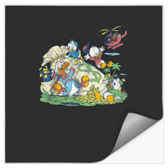 Disney Duck Tales Money Bag Stickers