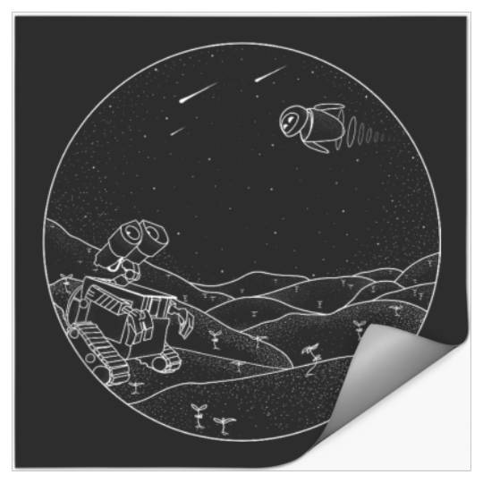 Disney Pixar WALLE Celestial Night EVE Flight Stickers