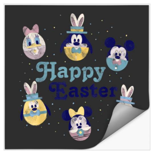 Disney Mickey And Friends  Happy Easter Mini Egg Stickers