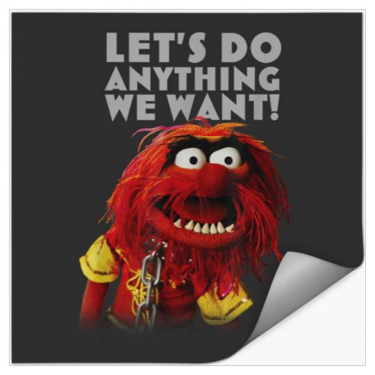 Disney The Muppets Let's Do Anything We Want Animal Poster Stickers