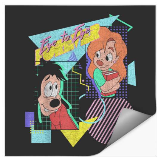 Disney A Goofy Movie Max & Roxanne Eye To Eye Poster Stickers