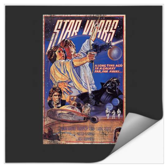 Star Wars Classic  Movie Poster Disney Stickers