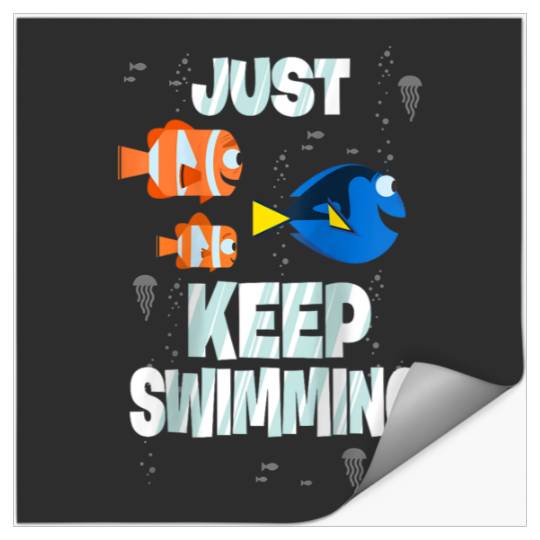 Disneyss Pixars Finding Dory Just Keep Swimming Stickers
