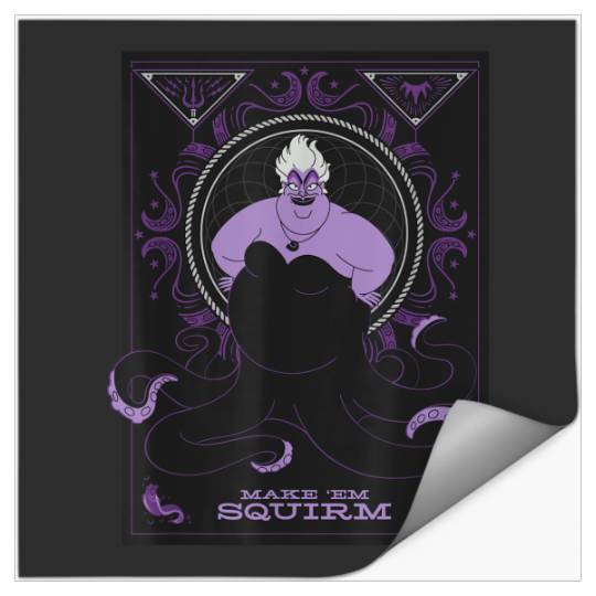 Disney Villains Ursula The Little Mermaid Make Em Squirm Stickers