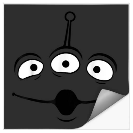 Disney Toy Story Alien Face Halloween T-Shirt Stickers