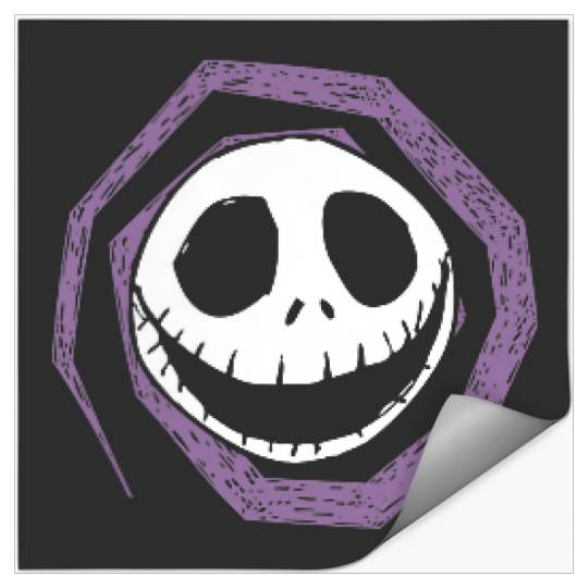Disney The Nightmare Before Christmas 2024 Jack Swirl Pocket Logo Stickers