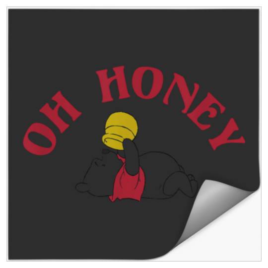 Disney Winnie The Pooh Oh Honey Sad Pooh With Em Stickers