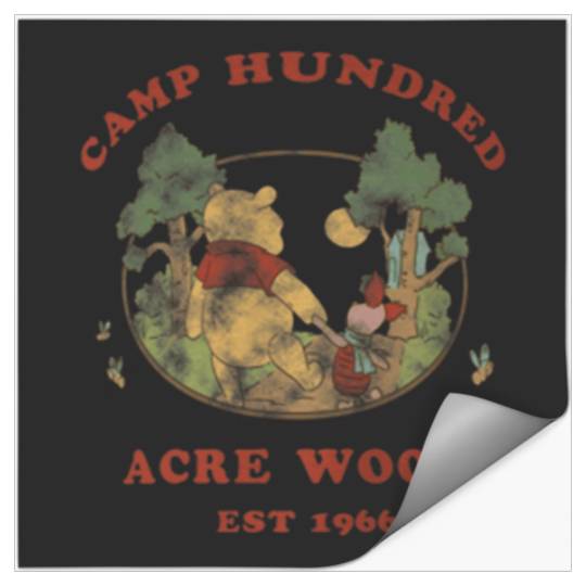 Disney Winnie The Pooh Piglet Walking Camp 100 A Stickers