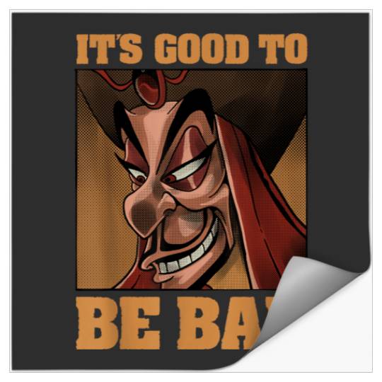 Disney Villains Jafar Its Good To Be Bad Portrai Stickers