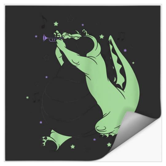 Disneyss The Princess And The Frog Louis Playing Trumpet Stickers