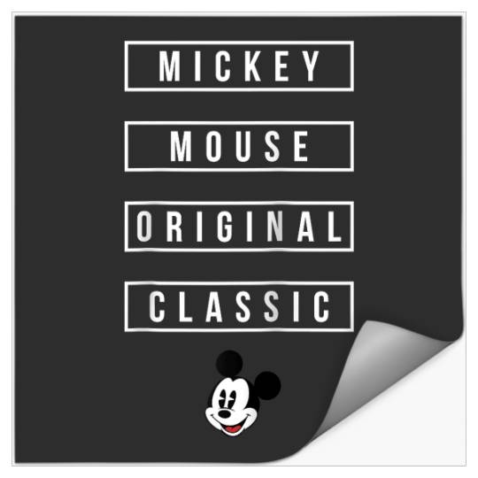 Disney Mickey Mouse Original 90th Anniversary Raglan Baseball Tee Stickers