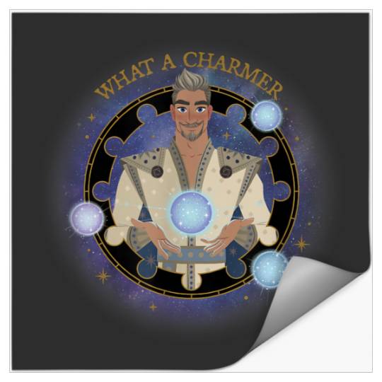 Disney Wish King Magnifico What A Charmer Celestial Portrait Stickers