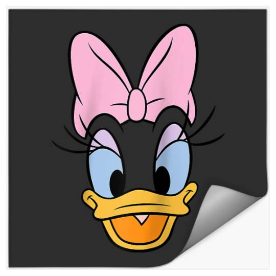 Disney Daisy Duck Big Face Raglan Baseball Tee Stickers