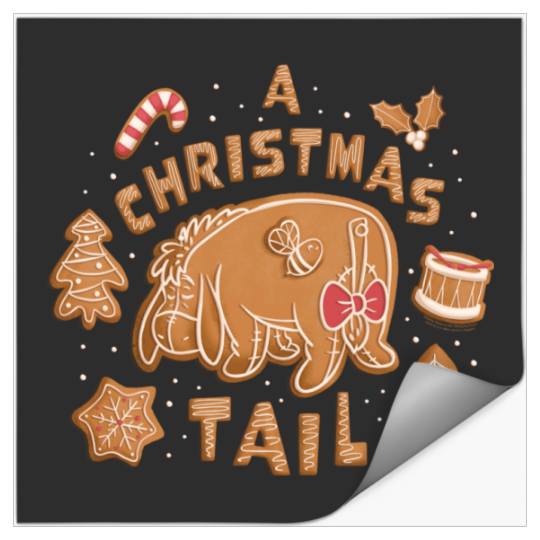 Disney Winnie The Pooh Eeyore Gingerbread A Christmas 2024 Tail Stickers