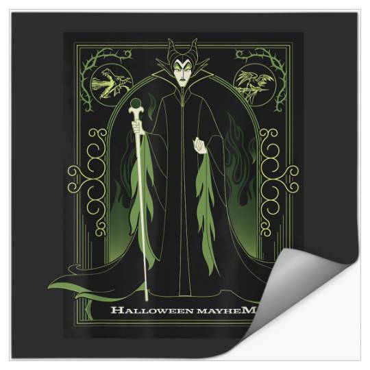 Disney Villains Maleficent Sleeping Beauty Halloween 2024 Mayhem Stickers