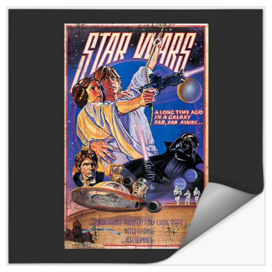 Star s Classic  Movie Poster Disney+ T-Shirt Stickers