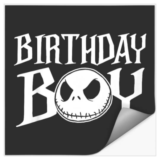 Disney The Nightmare Before Christmas 2024 Birthday Boy Youth Stickers