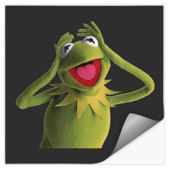 Disney The Muppets K the frog Freaked Out Shot Stickers