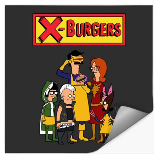 Bobs Burgers T-ShirtX-Burgers T-Shirt_by DSTRBO_ (Copy) Stickers