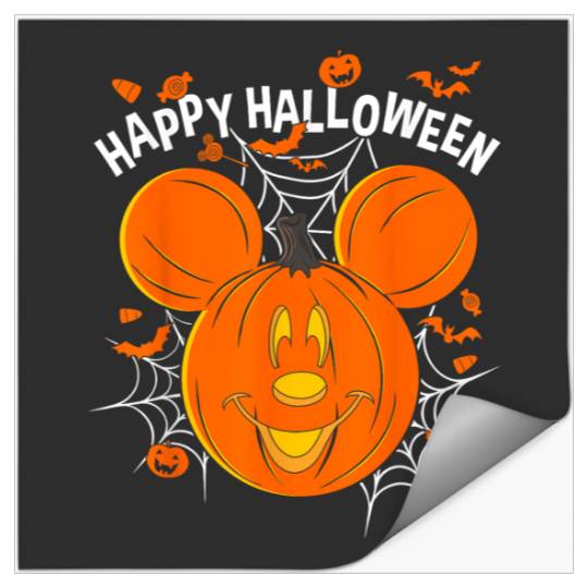 Disney Mickey & Friends Mickey Pumpkin Happy Halloween Stickers