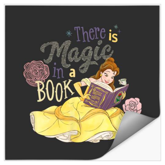Disney Beauty and the Beast Belle There Is Magic In A Book Stickers